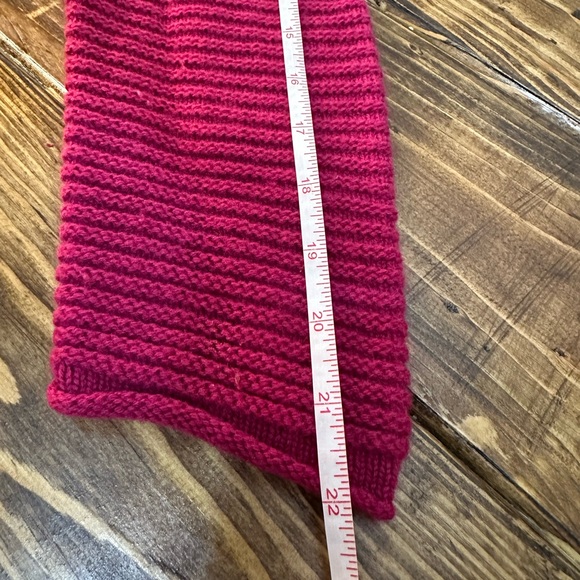 Lafayette 148 100% Cashmere Magenta Cowl Neck Sweater Large - Picture 10 of 11